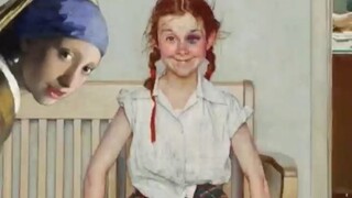 ［名画鉴赏］打架的女孩为啥笑的如此开心？