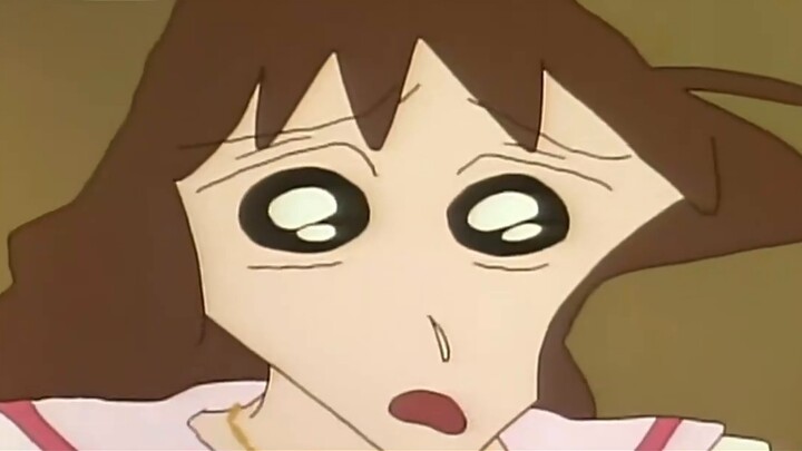 Crayon Shin-chan special episode, Miya and Hiroshi's love journey, Miya is really a beautiful girl