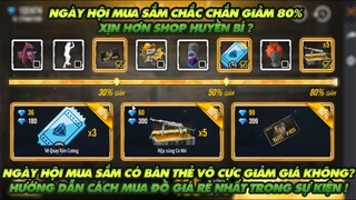 Free Fire| Ngày hội mua sắm có bán giảm giá thẻ vô cực không - Hướng dẫn mua đồ giá rẻ nhất sự kiện