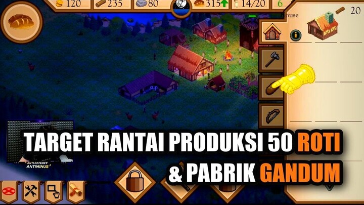 Target Rantai Produksi 50 Roti & Pabrik Gandum