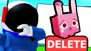 Deleting My USELESS PET in Pet Simulator X!!