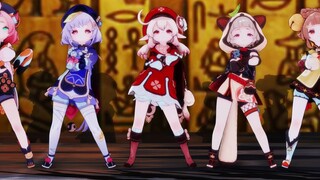 [MMD·3D]Genshin Impact-Group Loli Grils' Shaking Dance
