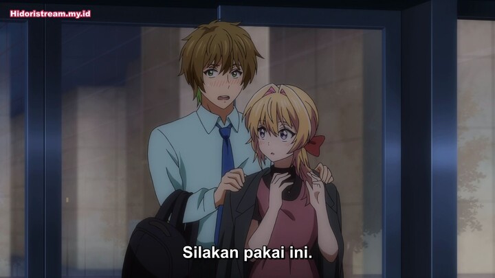 Eps_9 senior kerja blonde cantik sok keras tapi aslinya canggung [My Awkward Senpai]