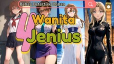 4 Wanita jenius dalam serial anime Detective Conan.