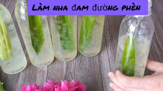 làm nha đam đường phèn