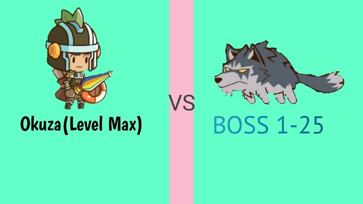 Game:Post Knight 2. (max level) vs  Boss Maille (1-25) very easy.