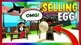 *Selling* MYTHIC EGG In Fishing Simulator ROBLOX