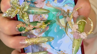 [Xiao Shi Nai Xiong] menghabiskan 17 jam dan 5000+ untuk membuat kulit baru Diao Chan di kukunya? ! 