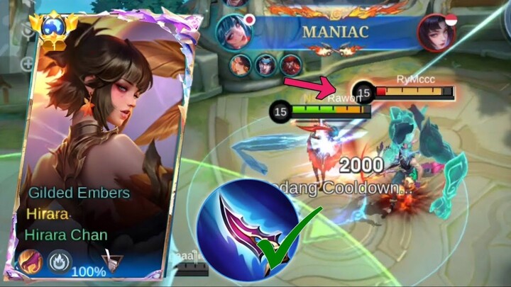 AUTO MANIAC!! HIRARA MOBILE LEGENDS GAMEPLAY