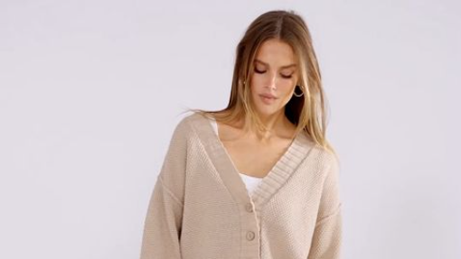 ANRABESS Women 2 Piece Outfits Long Sleeve Cardigan Sweater Sets Casual Lounge Matching Clothes Set