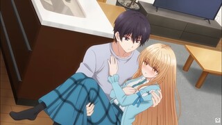 Amane carry sick mahiru to his bed | Angel Next door #anime