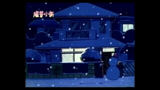 [Crayon Shin-chan Winter Life] Build a snow cave in the garden! Eat rice cake oden in the snow cave!