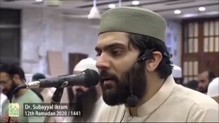 Heart touching Tilawat Quraan pak by Dr Subayyal  ikram