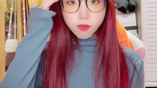 I'm back after dyeing my hair [blushing]