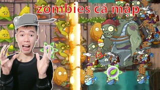 Plants vs Zombies 2 #3: Nhân BiBi Bị Zombies CÁ MẬP Tấn Công - PVZ 2
