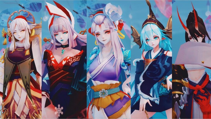 [ Onmyoji MMD ] Anggota baru telah ditambahkan ke grup wanita sp?! Sambut hangat sp Qingji untuk ber