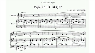 Albert Roussel - Pipe in D major (audio + sheet music)
