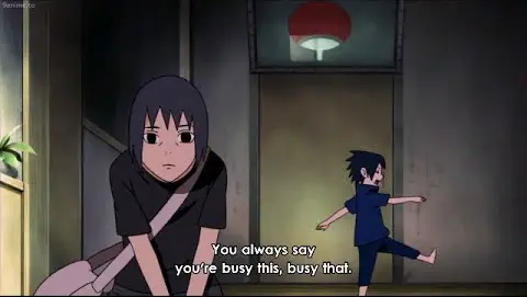 Sasuke's cute face when with Itachi | Naruto Funny Moment [English Sub] #8
