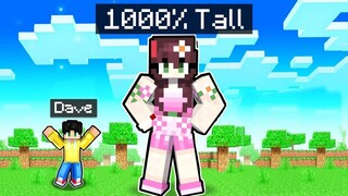 Esweet Got 1000% TALL In Minecraft PE! (Tagalog)