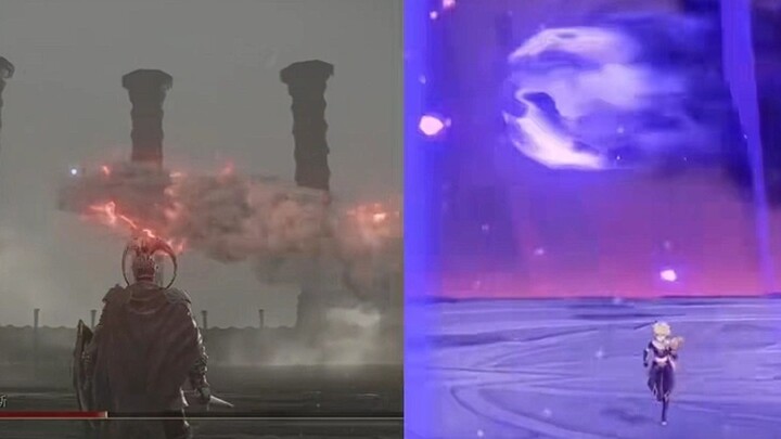 Boss tuần Genshin Impact 5.3: Flame Lord đấu với Elden Ring