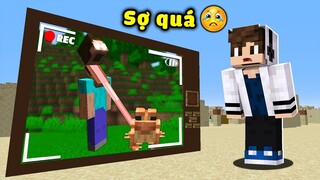 Minecraft Khi VinhMC Dùng Máy Chụp Ảnh Phát Hiện Ra Con Ma Lưỡi Dài 😭 Sợ Quá À Huhu