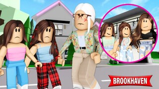 AS MENINAS REJEITADAS PELA VÓ ENCONTRARAM A MÃE | Historinhas Brookhaven RP | Roblox