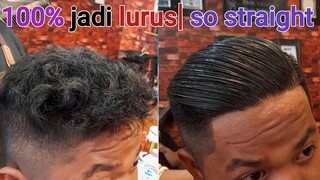 cara meluruskan rambut permanen, rambut keriting bisa jadi lurus