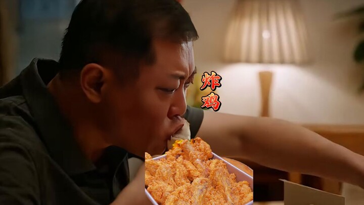 Bisa warisan genetik dari makan ayam goreng? Sikap ayah dan anak yang curi-curi makan ayam goreng in