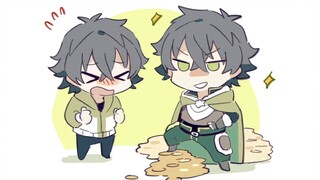 Naofumi grabs money