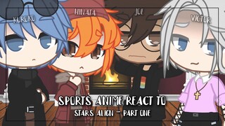 Sports Anime React to Stars Align [Gacha Club]