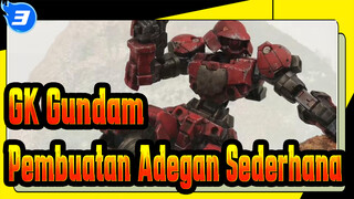 [GK Gundam] Pembuatan Adegan Sederhana / Bukit Hujan (Akhir)_3