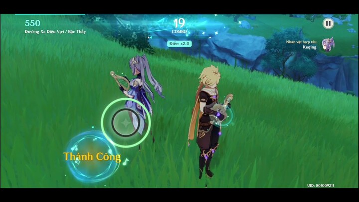 Genshin Impact | Aether x Keqing | Event Giai Điệu Vang Vọng - Đường Xa Diệu Vợi