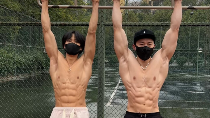 That disciplined muscle guy is just too badass!