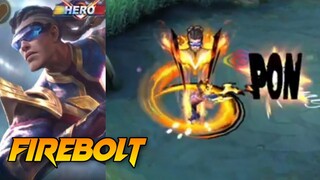 BRUNO FIREBOLT GAMEPLAY | BRUNO NEW SKIN GAMEPLAY | MOBILE LEGENDS BANG BANG