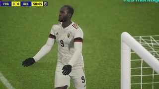 Game bóng đá eFootball 2022 - Pháp vs Bỉ