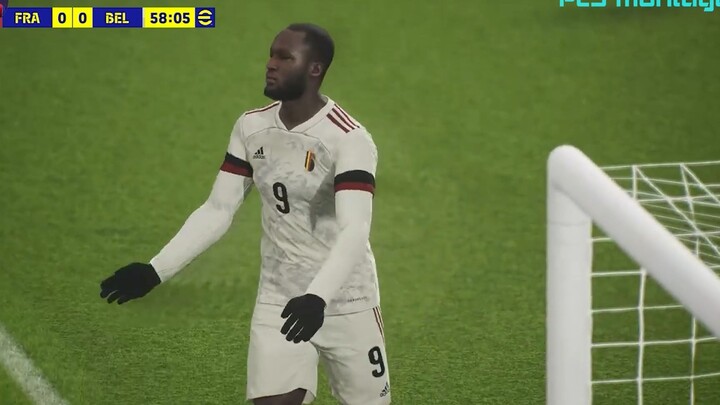 Game bóng đá eFootball 2022 - Pháp vs Bỉ