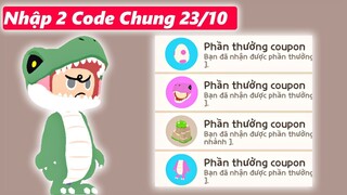 NHẬP 2 CODE CHUNG 23/10 | NHẬN KHỦNG LONG ALLOSAURUS | PLAY TOGETHER