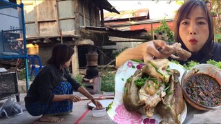 ต้มงัวน้อย จุ๊เเจ่วบีขมๆ วิถีบ้านๆความเป็นอยู่แบบบ้านๆ 27/12/2019