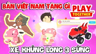 PLAYTOGETHER | QUÀ BẢN VIỆT NAM, NHẬN KHỦNG LONG HỒNG CUTE 3 SỪNG