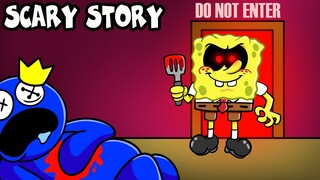 RAINBOW FRIENDS & SPONGEBOB Roblox SCARY STORY?!