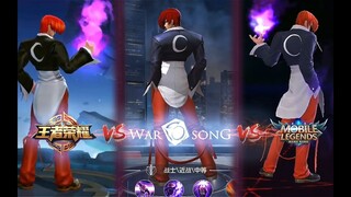 IORI YAGAMI | WARSONG VS MOBILE LEGENDS VS KING OF HONOR