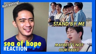 SEA OF HOPE Cast Cover of SHINee 'Stand By Me' + ONEW (온유) Maybe It's Not Our Fault Cover REACTION!