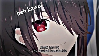 Ketika Kurumi balik ke Sekolah ||makin kawai aja😊😚||