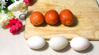 Chỉ cần CÀ CHUA VỚI TRỨNG món ngon trong 5 phút.