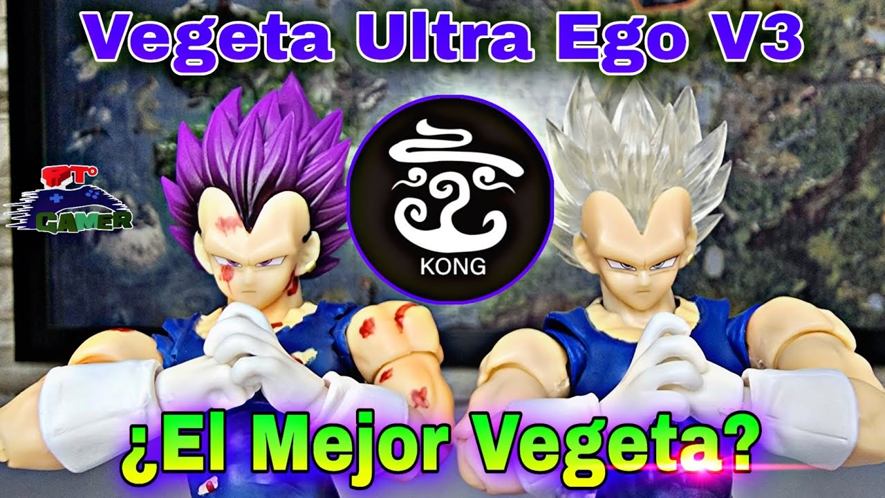 Vegeta Ultra Ego V3 Kong Studio Dragon Ball | ¿El Mejor Vegeta? | No SH  Figuarts Unboxing + Review - Bilibili