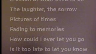 Only Reminds Me Of You