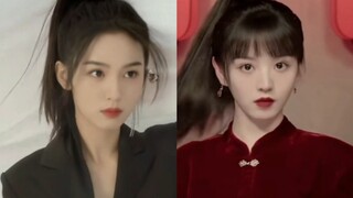 Zhou Ye deserves to be the only one in the 1995, with a top combination of heroic face and sweet gir