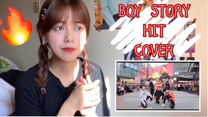 [几岁年龄差是阻挡不了up的！！！] BOY STORY 翻跳 SEVENTEEN《HIT》REACTION