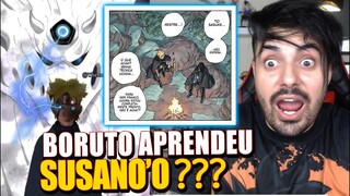BORUTO APRENDEU SUSANO'O? - SPOILER -  Sasuke ensinou técnicas Uchiha para Boruto