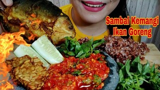ASMR SAMBAL KEMANGI IKAN GORENG PEDAS NIKMAT | ASMR MUKBANG INDONESIA | EATING SOUNDS